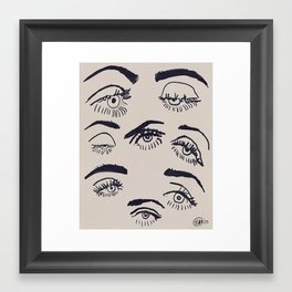 Eye See You Framed Art Print