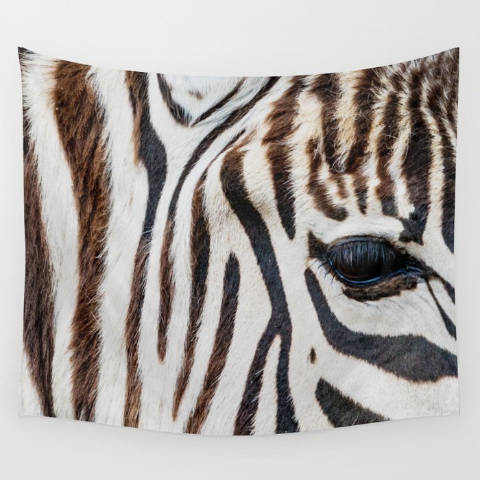 EYE OF THE ZEBRA Wall Tapestry