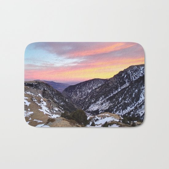 fantastic mountains Bath Mat