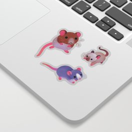 Fancy rat Sticker