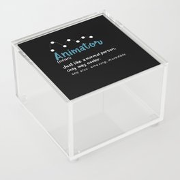 Animator Definition Acrylic Box