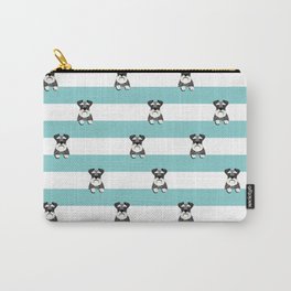 schnauzer stripes dog breed gifts Carry-All Pouch