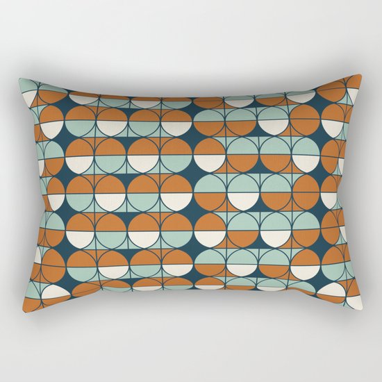 Retro pattern Rectangular Pillow
