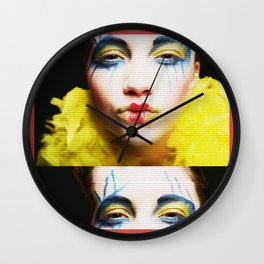 Arts and Pharts Graphic Arts  Wall Clock | Clubkid, Emo, Dance, Partyboy, Party, Newyork, Eyes, Molly, Newypork, Limelight 