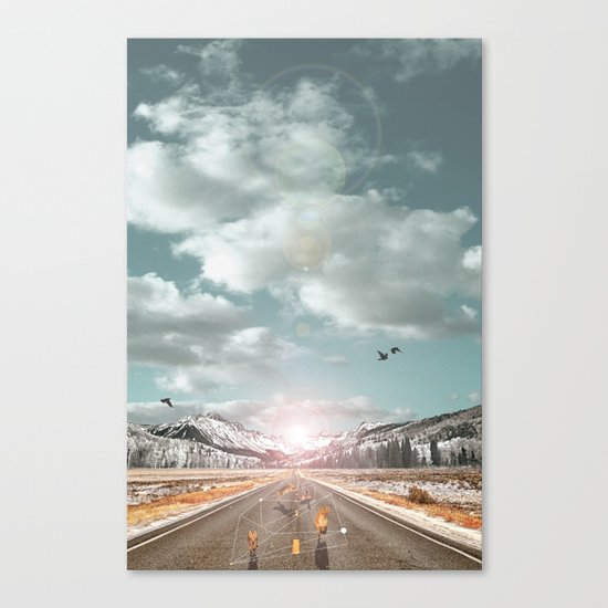 THE PURSUIT OF THE RED FREEDOM Canvas Print