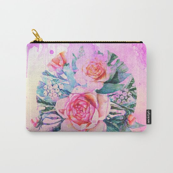 bouquet and watercolors Carry-All Pouch
