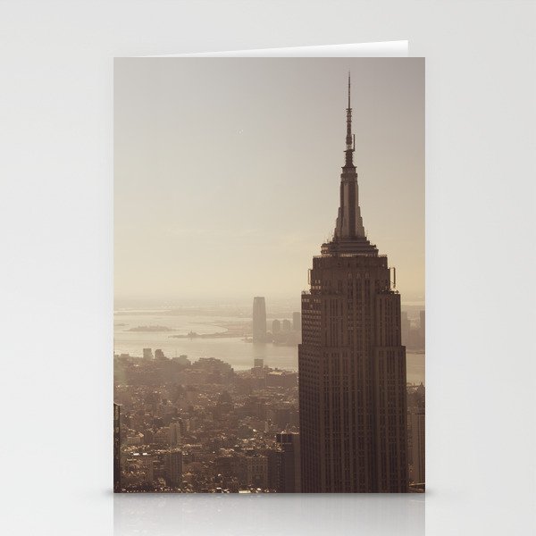 Manhattan skyline New York skyscrapers/ travel photography/ Fine art print Stationery Cards