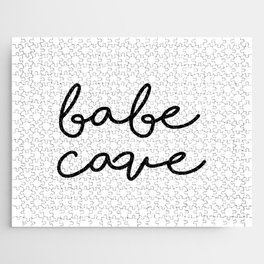Gift for Her, Babe Cave, Girls Room Decor Jigsaw Puzzle