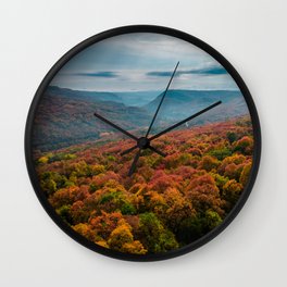 Autumn forest Wall Clock