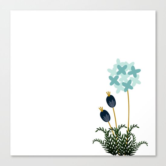 Blue Flower Canvas Print