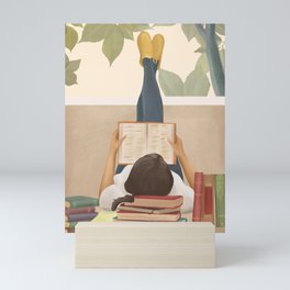 Bookworm Mini Art Print