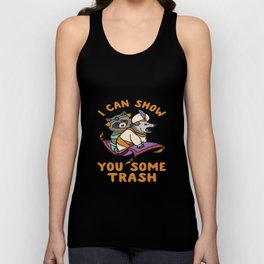 Racoon And Possum I can show you some trash Aladdin and the Magic Lamp Raccoon lover Tank Top
