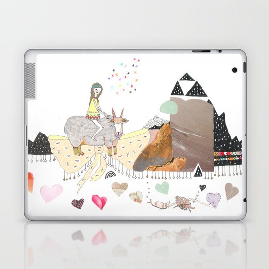 Hermit Crab vs. Snail Laptop & iPad Skin