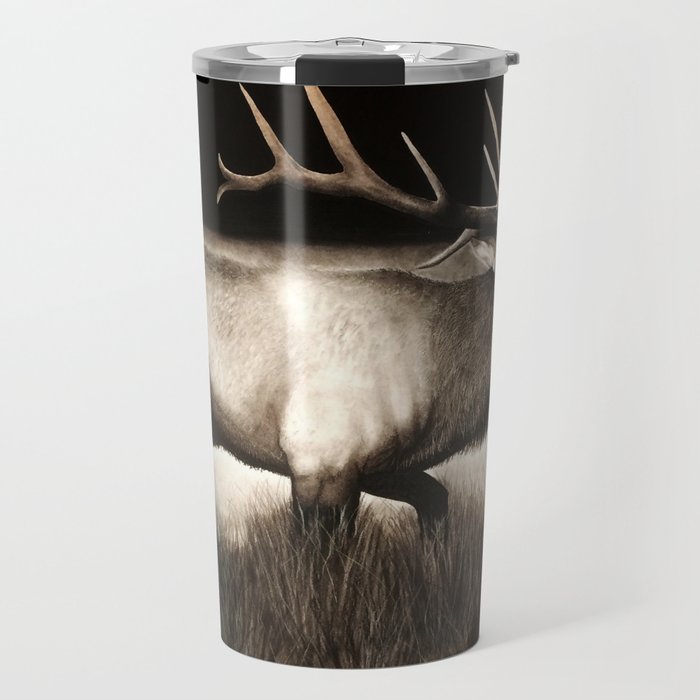 Bull Elk Travel Mug