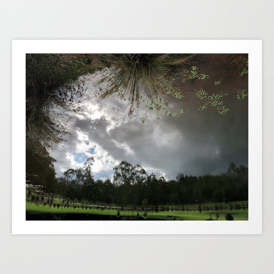 It Turned My World Upside Down Art Print