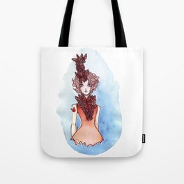 Chins up, smiles on  Tote Bag
