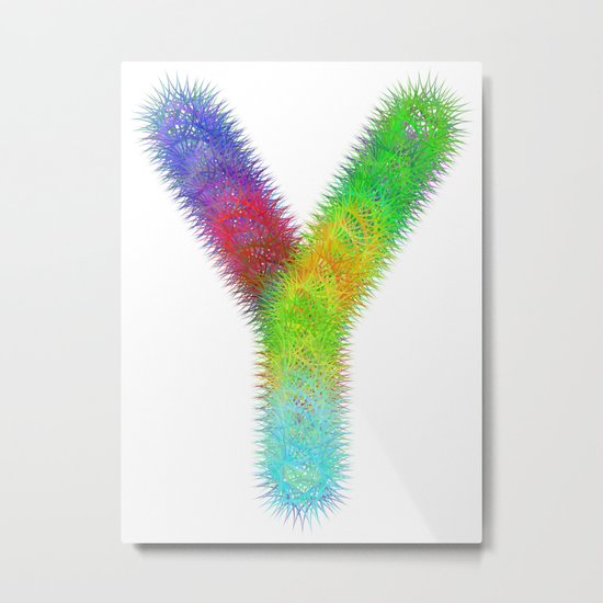 Letter Y Metal Print