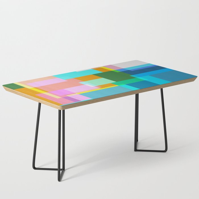 Colorful Geometric Shapes 14  Coffee Table