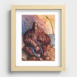 On The Beach Recessed Framed Print