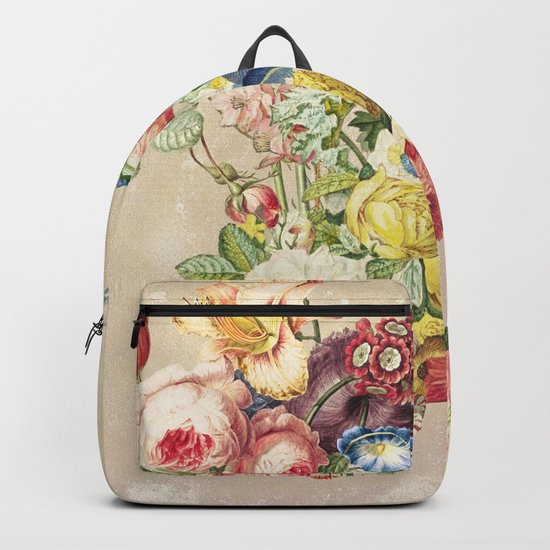 Floral tribute to Louis McNeice (Light) Backpack