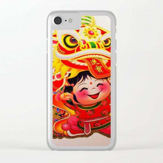 Chinese New Year Clear iPhone Case