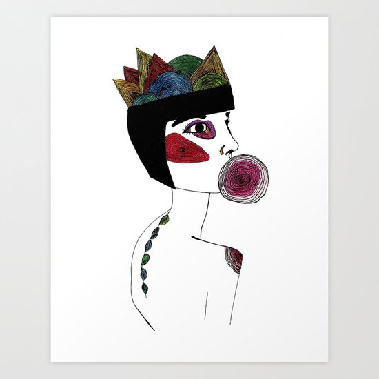 Queen Art Print
