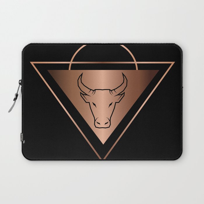 Taurus Copper Laptop Sleeve