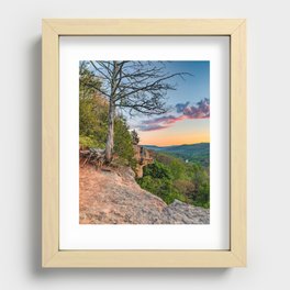 Perfect Morning Along The Yellow Rock Trail Recessed Framed Print