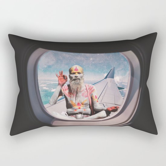 EVERYTHING IS OKAY - YOGI MEDIATION Rectangular Pillow