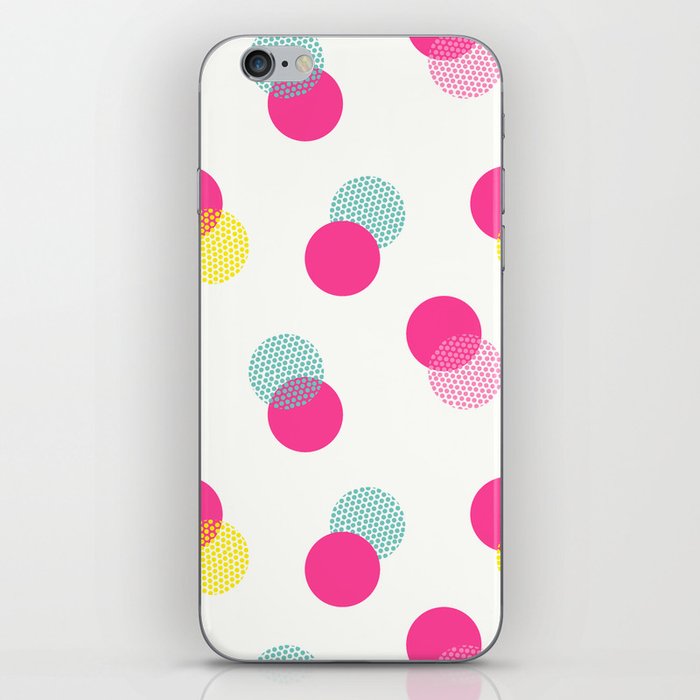Cute Polka Dots pattern iPhone Skin