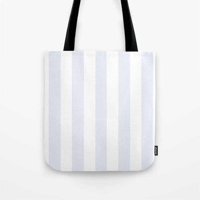 Coconut White heavenly - solid color - white vertical lines pattern Tote Bag