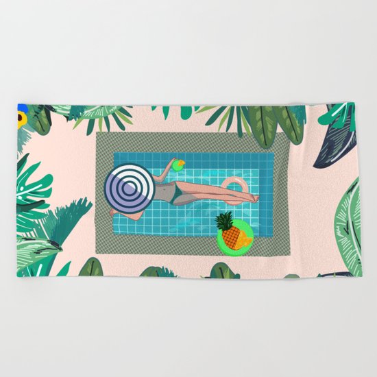 Summer in Marrakech Beach Towel
