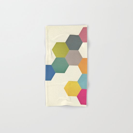 Honeycomb I Hand & Bath Towel