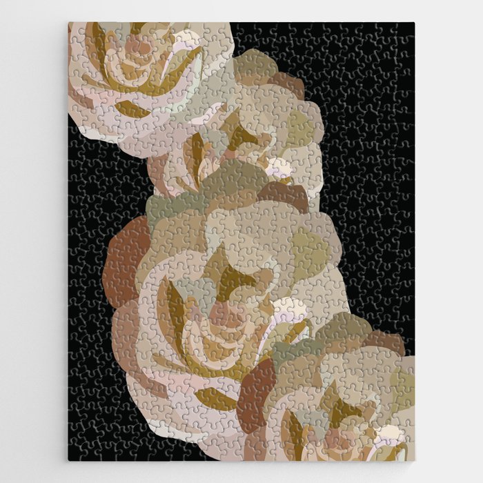 Neutral Flowers  Jigsaw Puzzle