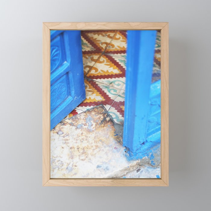 325. Old Jaffa Shop Decoration, Tel Aviv, Israel Framed Mini Art Print