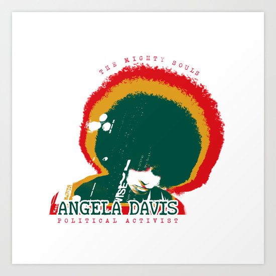 Angela Davis Art Print