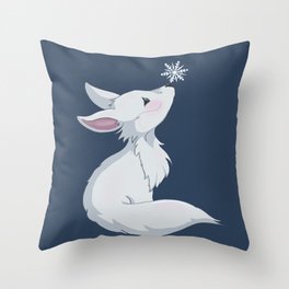 Freya's Snowflake Throw Pillow