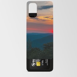 Sunset at High Knob Android Card Case