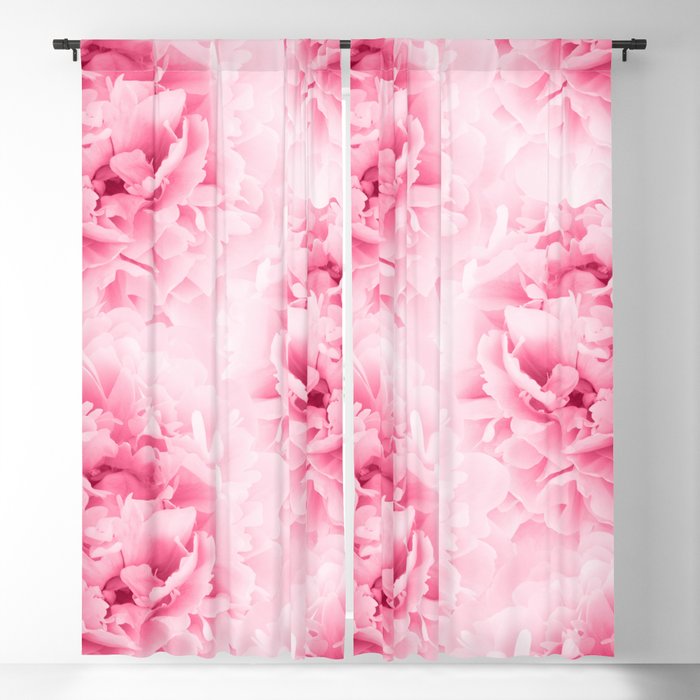 Light Red Peonies Dream #1 #floral #decor #art #society6 Blackout Curtain