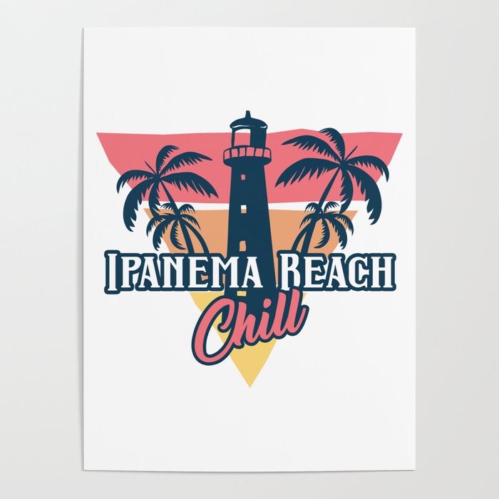 Ipanema Beach chill Poster