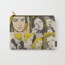 Blonde Italian Original Vintage Comics Collage Carry-All Pouch