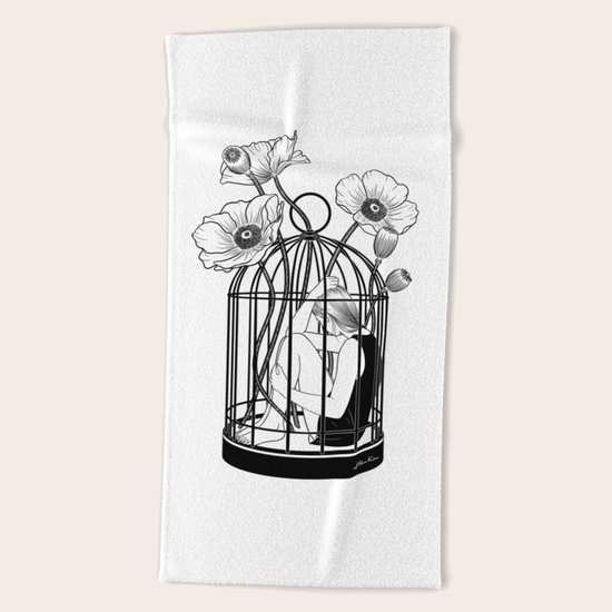 The Loner Beach Towel