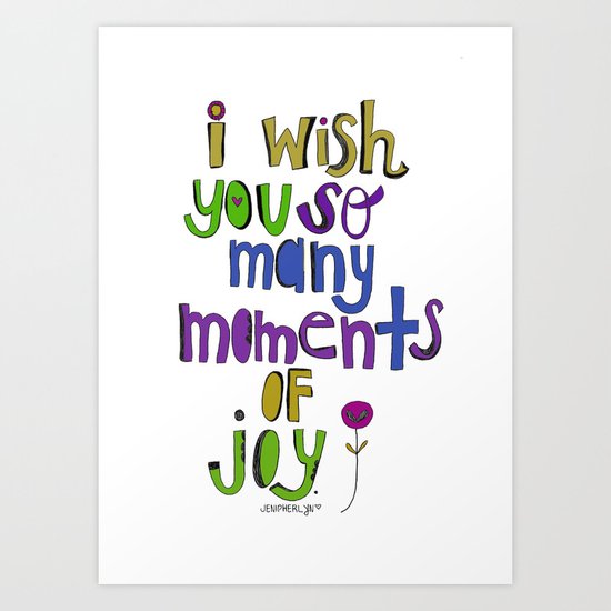 Moments of Joy. Art Print