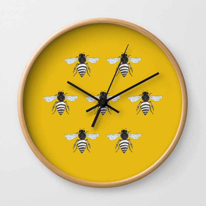 Bees Wall Clock
