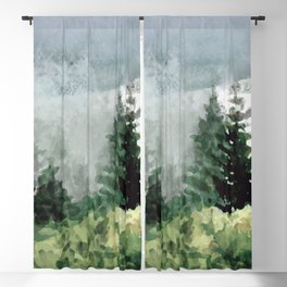 Pine Trees 2 Blackout Curtain