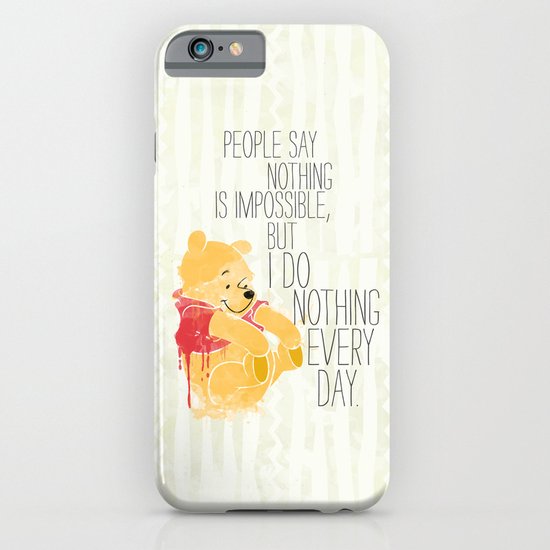 I do nothing every day iPhone & iPod Case