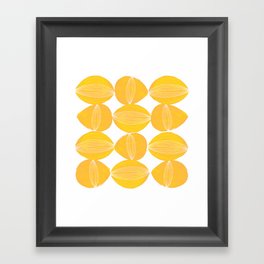Norge Lemony Lemons Framed Art Print