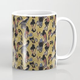 Birds of Prey in Gold Coffee Mug
