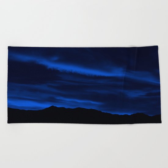 SW Midnight Blue Morning Beach Towel