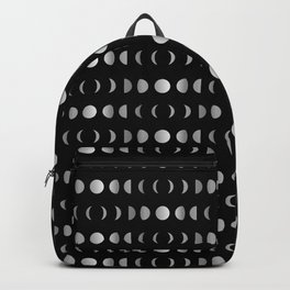Celestial Moon phases in silver	 Backpack